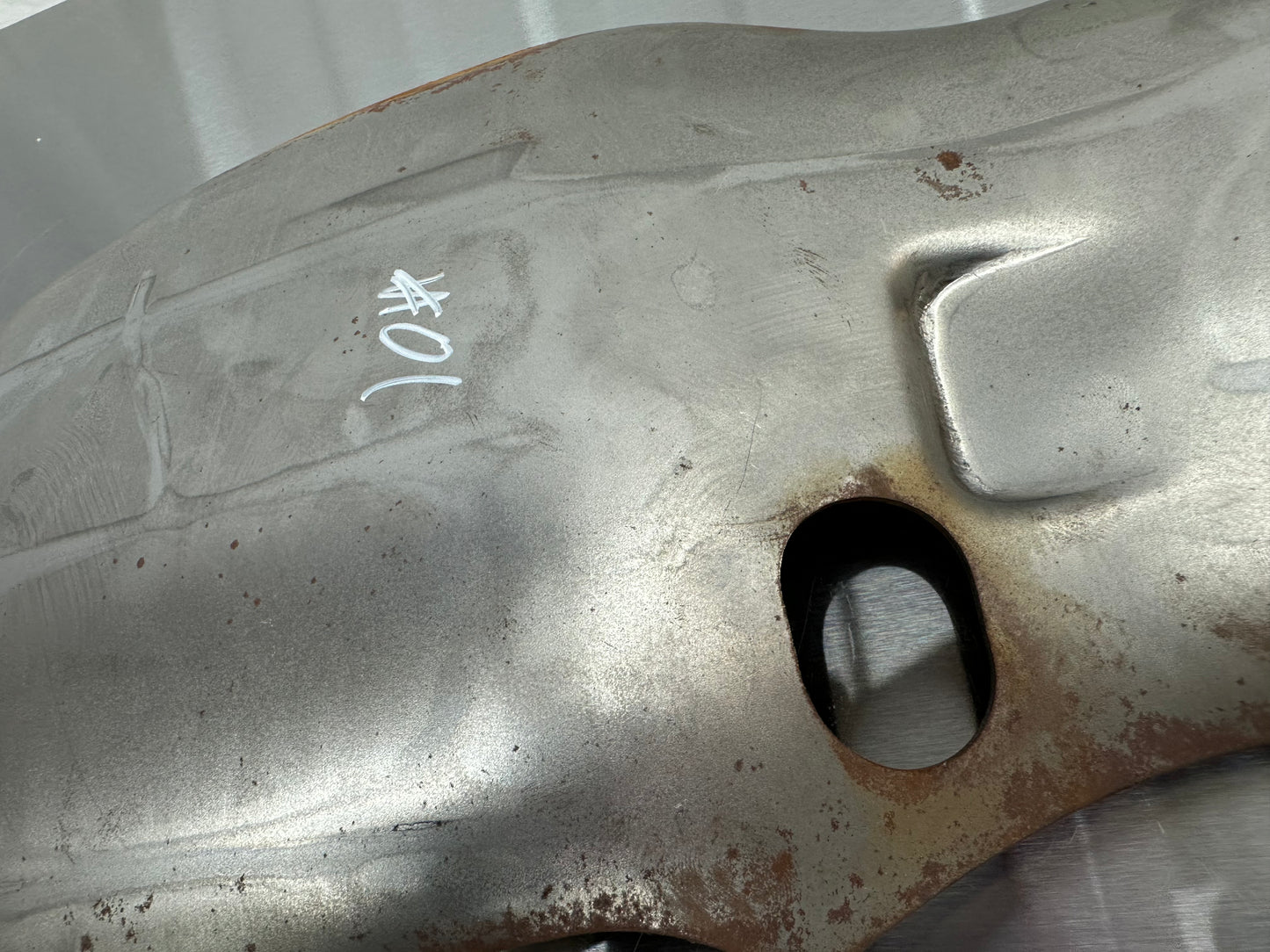 94-04 Ford Mustang Under Steering Metal Dash Trim Knee Bolster OEM #01