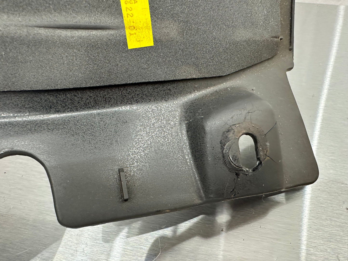 99-04 Ford Mustang Lower Steering Wheel Cover Knee Bolster Left Driver Trim Panel Midnight Black OEM 44ZG-2197 #01