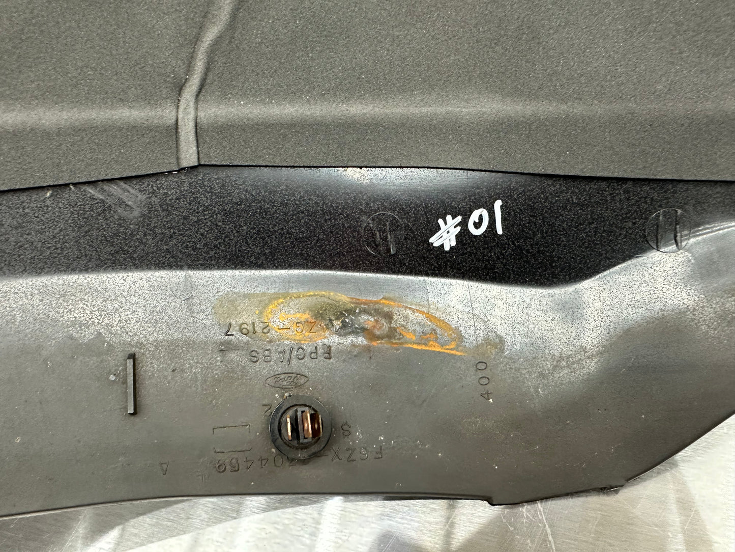 99-04 Ford Mustang Lower Steering Wheel Cover Knee Bolster Left Driver Trim Panel Midnight Black OEM 44ZG-2197 #01