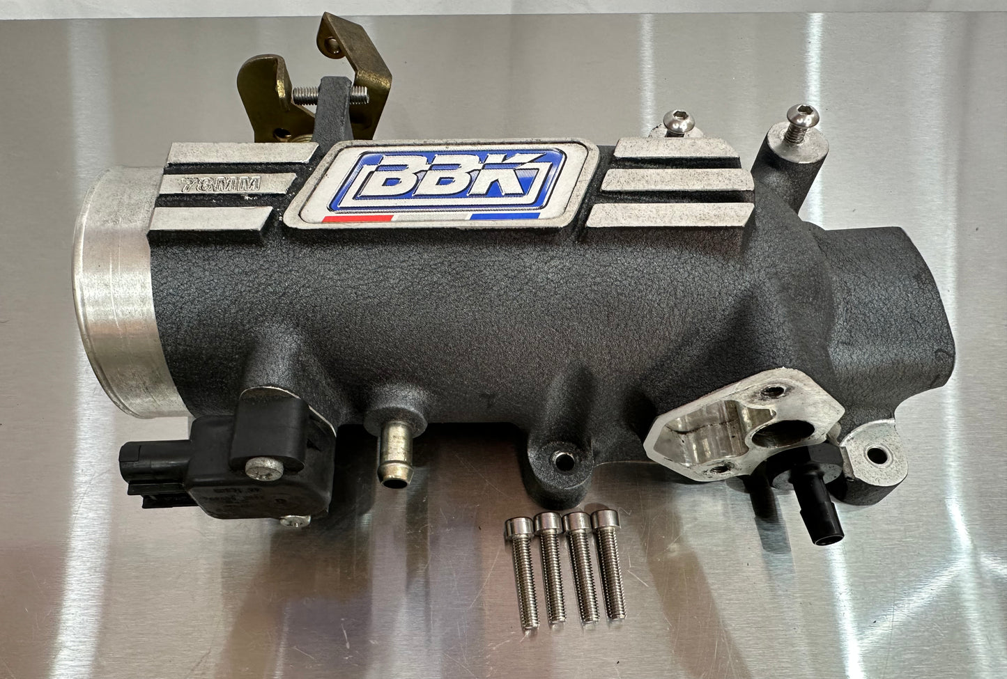 96-04 Ford Mustang BBK Throttle Intake 78mm Aftermarket #01