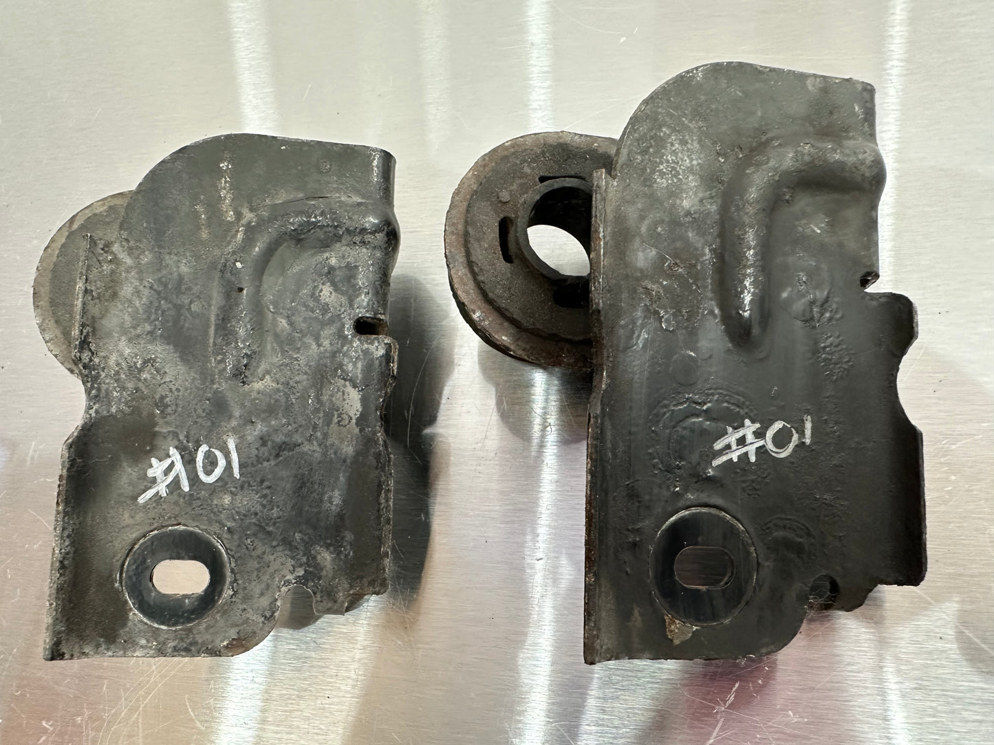 99-04 Ford Mustang Upper Radiator Mount Brackets #01