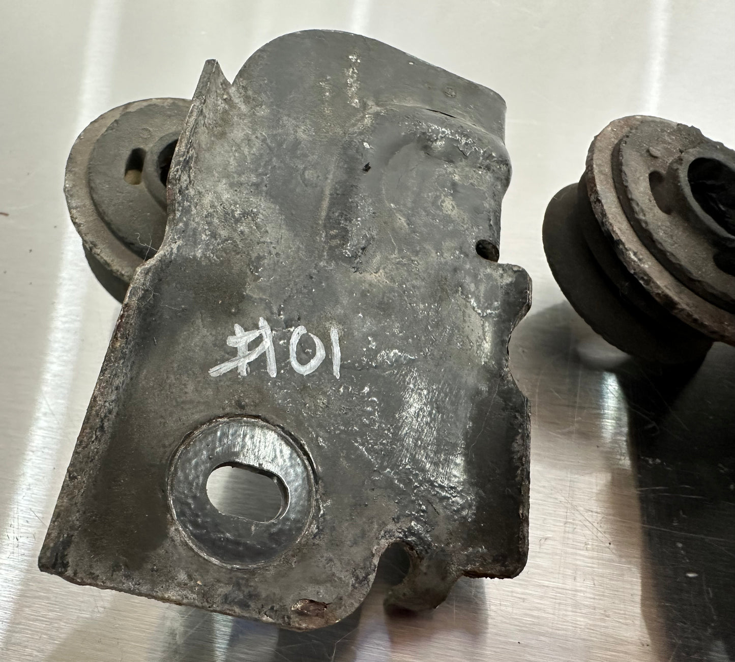 99-04 Ford Mustang Upper Radiator Mount Brackets #01