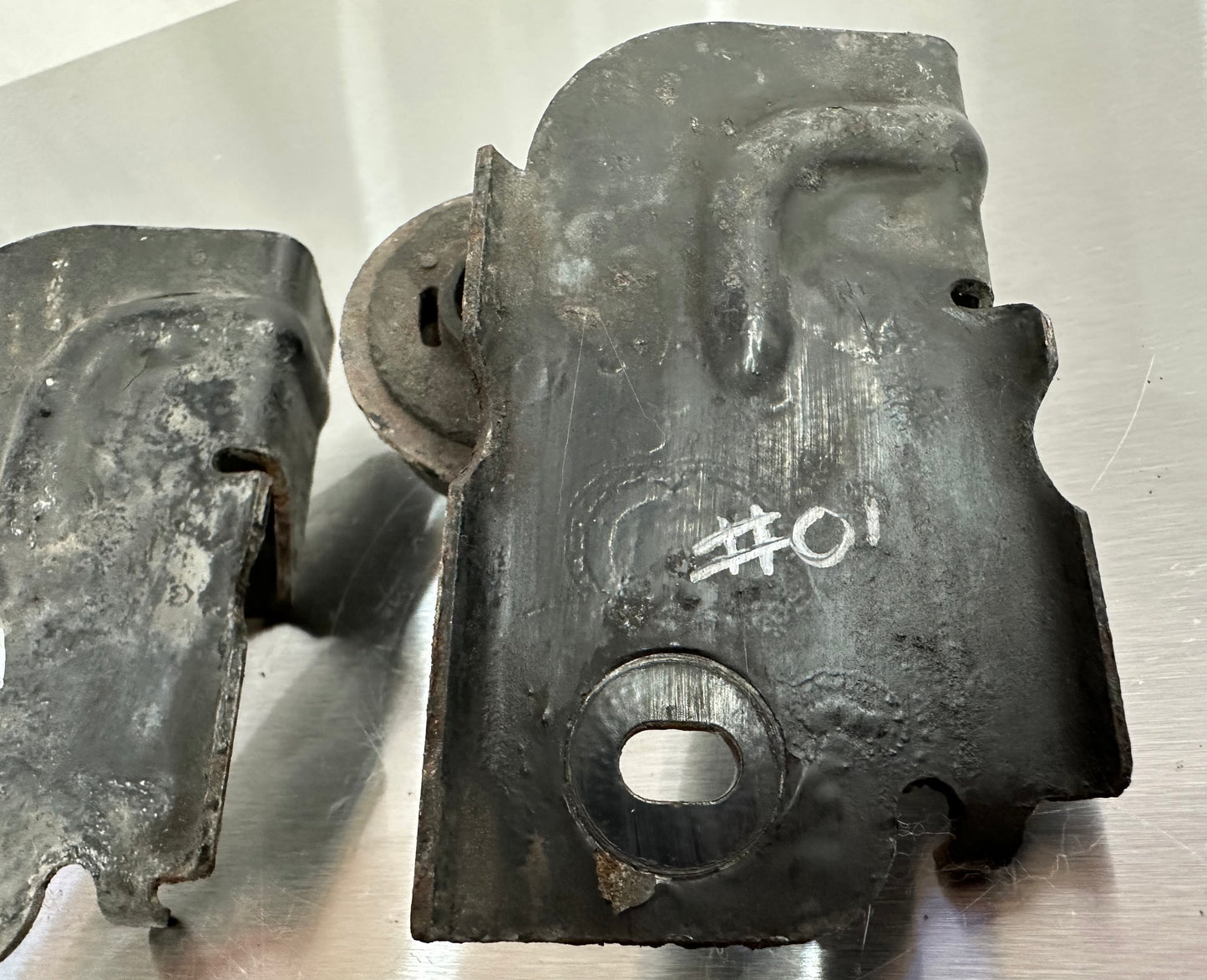 99-04 Ford Mustang Upper Radiator Mount Brackets #01