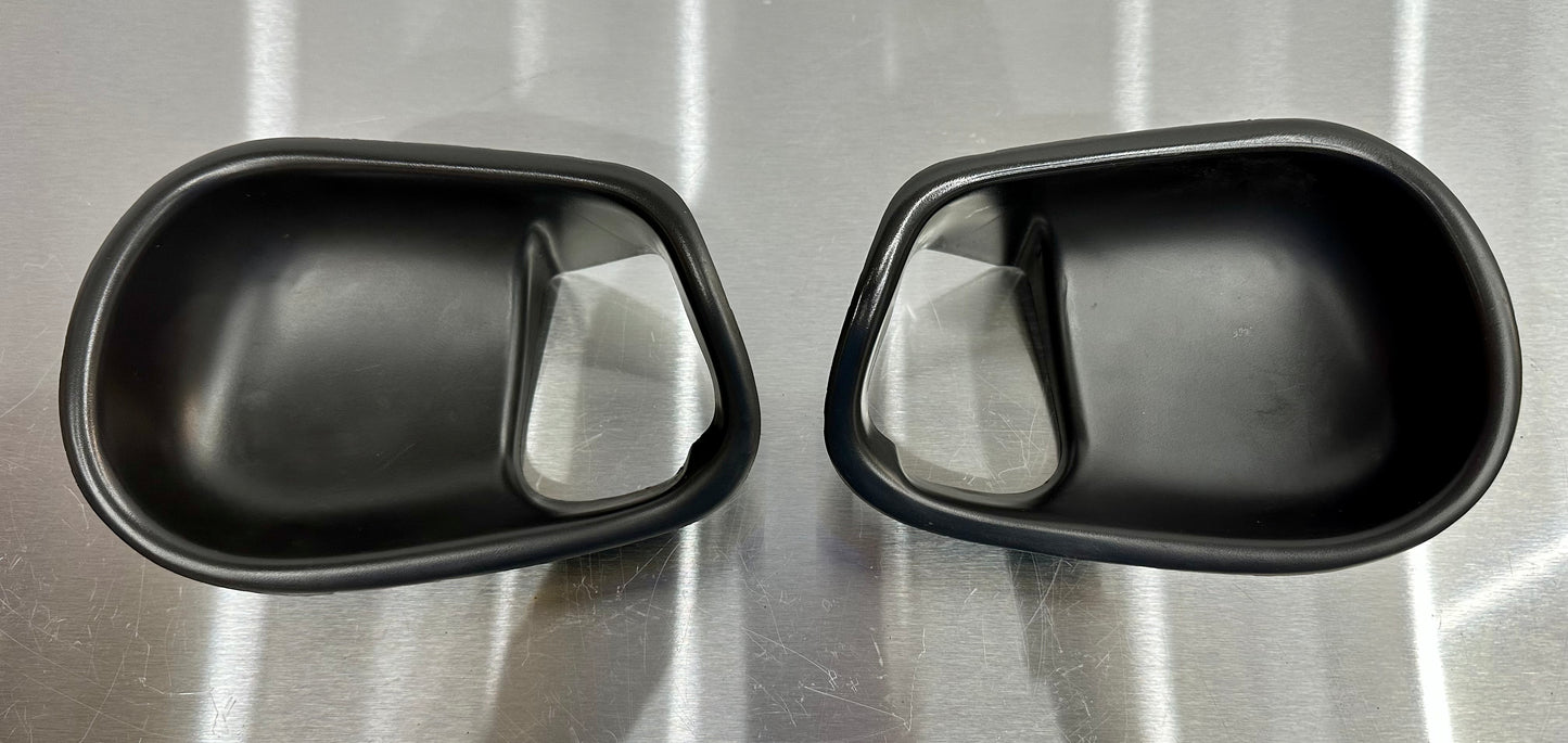 94-04 Ford Mustang Inside Door Handle Cup Trim Bezel LH Driver RH Passenger OEM F4ZB-6322897-AGW, F4ZB-6322896-AGW #01