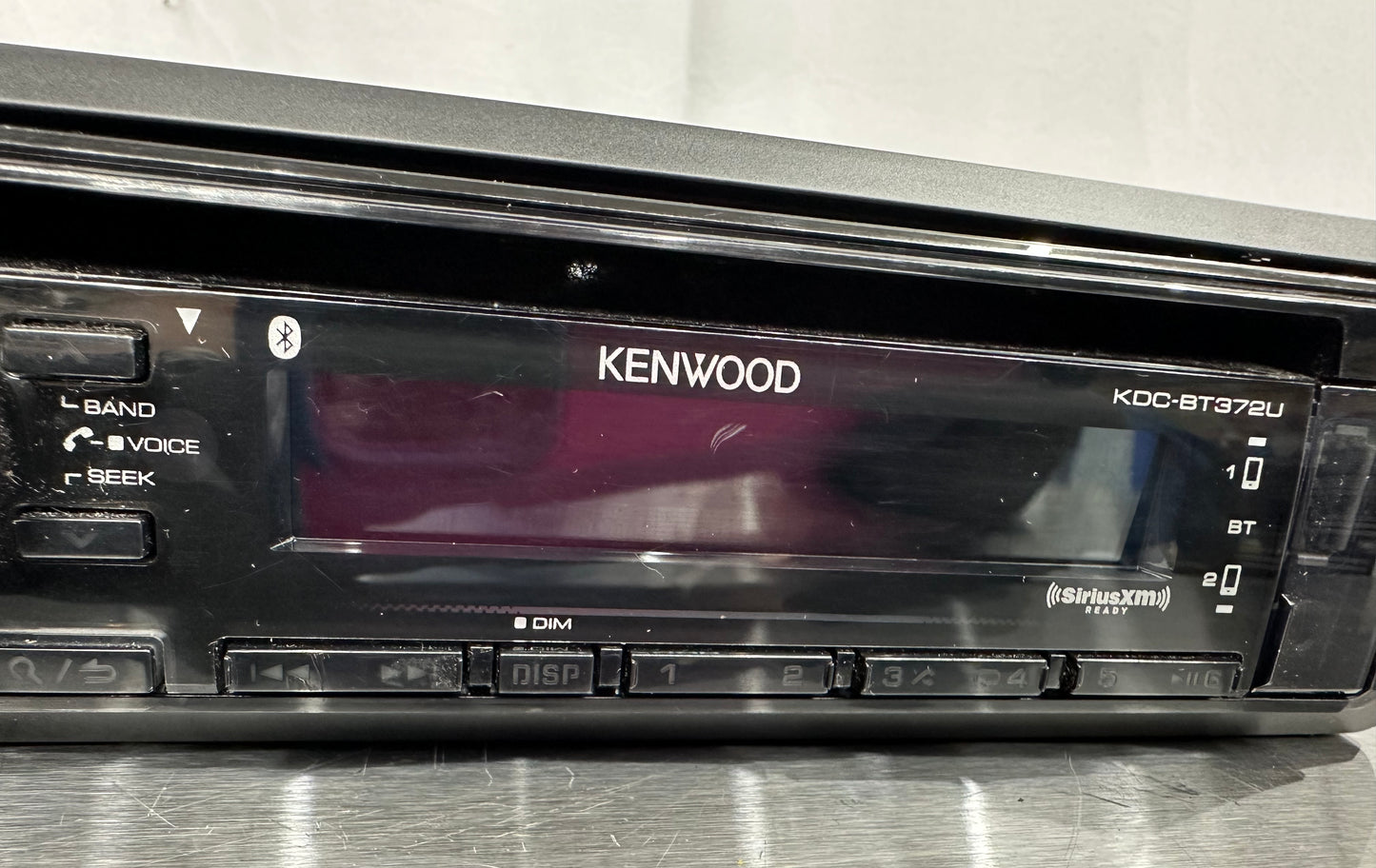 99-04 Ford Mustang Aftermarket Kenwood Radio Single Din KDC-BT372 #02