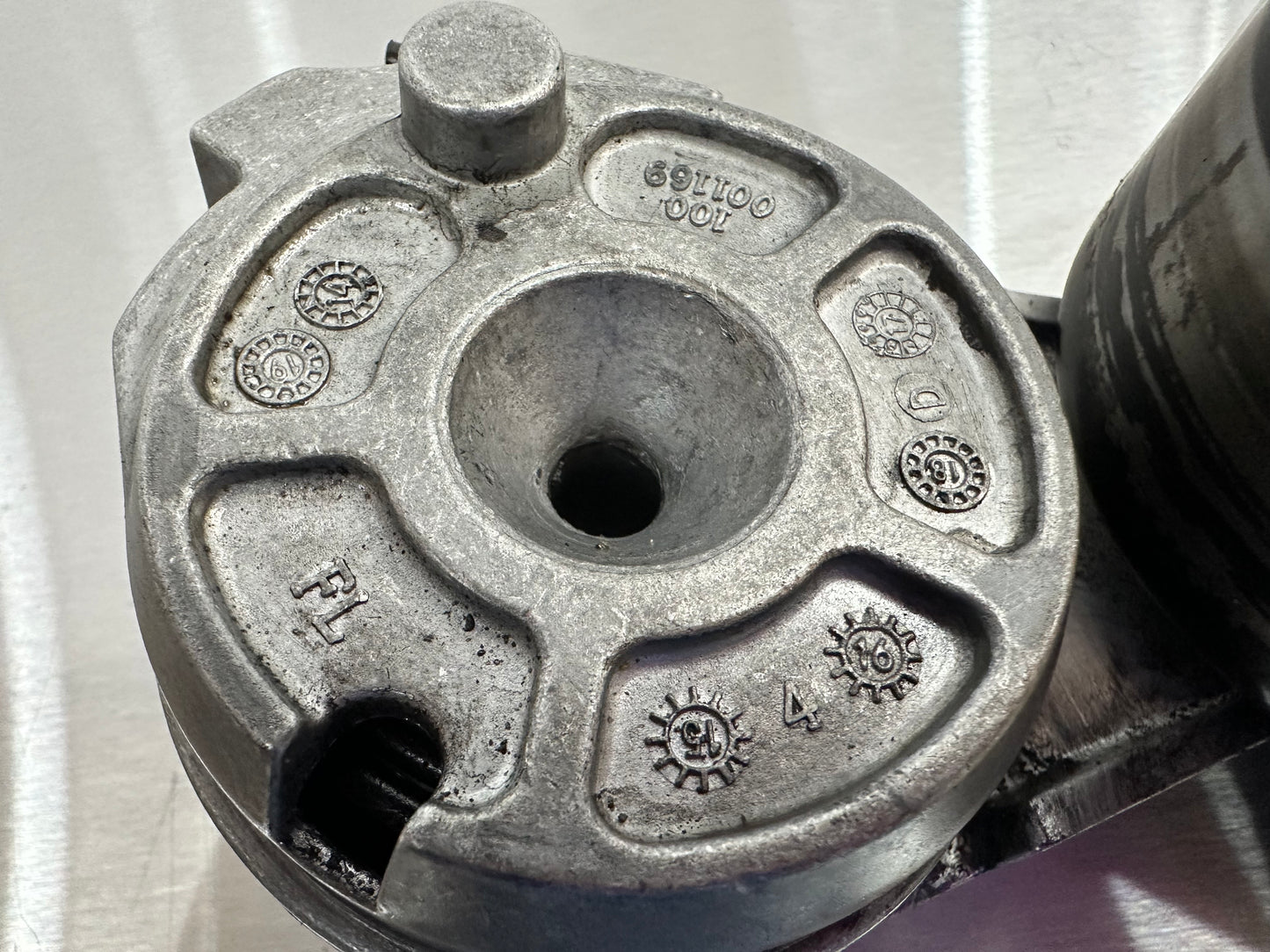 99-04 Ford Mustang Belt Tensioner Pulley W/ Bolt OEM 2W7E-6B209 #01