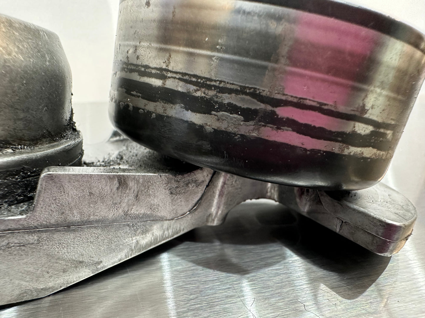 99-04 Ford Mustang Belt Tensioner Pulley W/ Bolt OEM 2W7E-6B209 #01