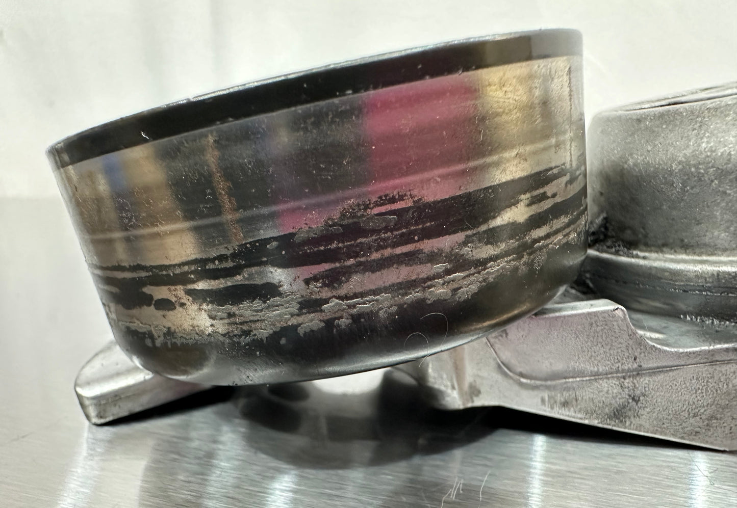 99-04 Ford Mustang Belt Tensioner Pulley W/ Bolt OEM 2W7E-6B209 #01