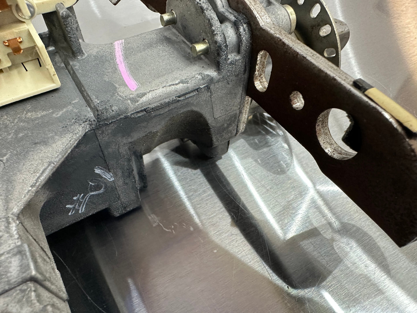 99-04 Ford Mustang Tilt Steering Column Bare Assembly OEM IR3C-3C529-BA #01