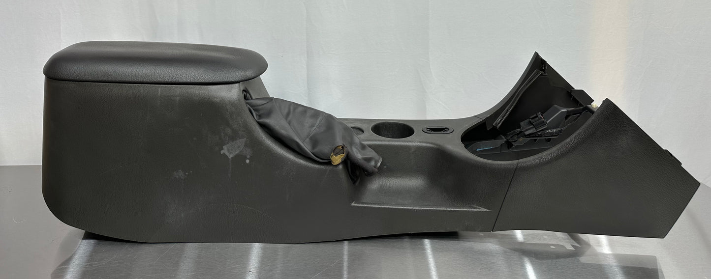 99-04 Ford Mustang Center Console Arm Rest W/ Storage W/ Emergency Brake Boot OEM 1R3X-63045A06, 1R3X-6304B90-AB, 1R3X-63061A78-CAV, 1R33-14B079-AD #01