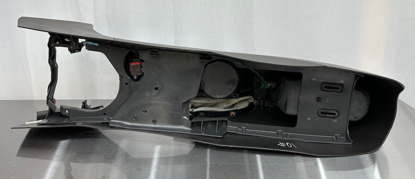 99-04 Ford Mustang Center Console Arm Rest W/ Storage W/ Emergency Brake Boot OEM 1R3X-63045A06, 1R3X-6304B90-AB, 1R3X-63061A78-CAV, 1R33-14B079-AD #01