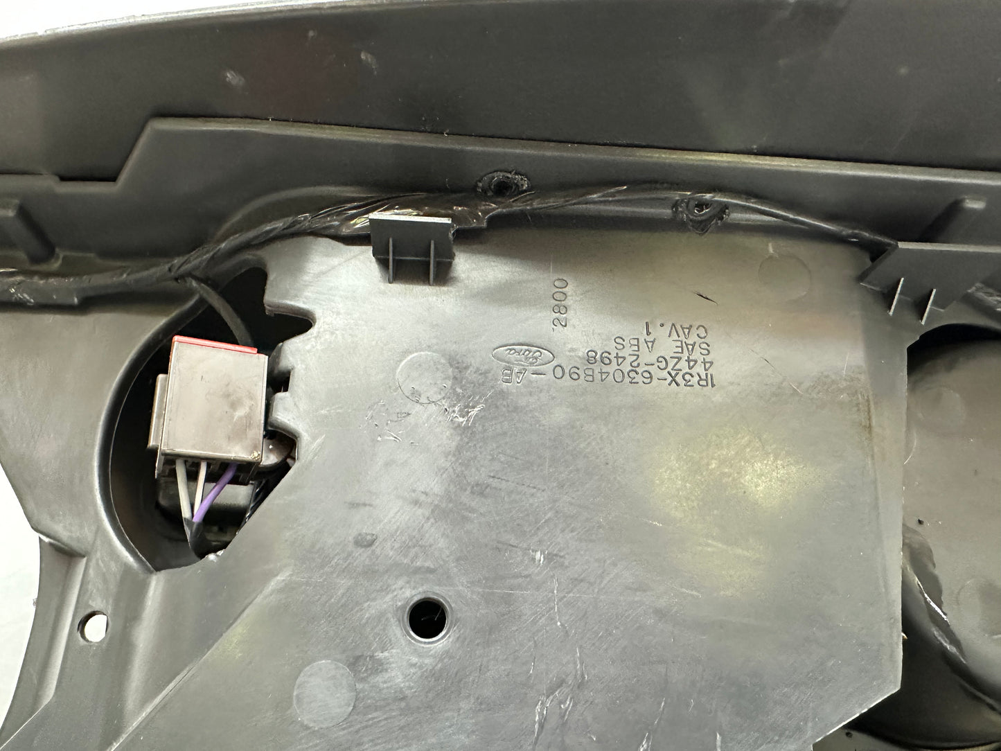 99-04 Ford Mustang Center Console Arm Rest W/ Storage W/ Emergency Brake Boot OEM 1R3X-63045A06, 1R3X-6304B90-AB, 1R3X-63061A78-CAV, 1R33-14B079-AD #01