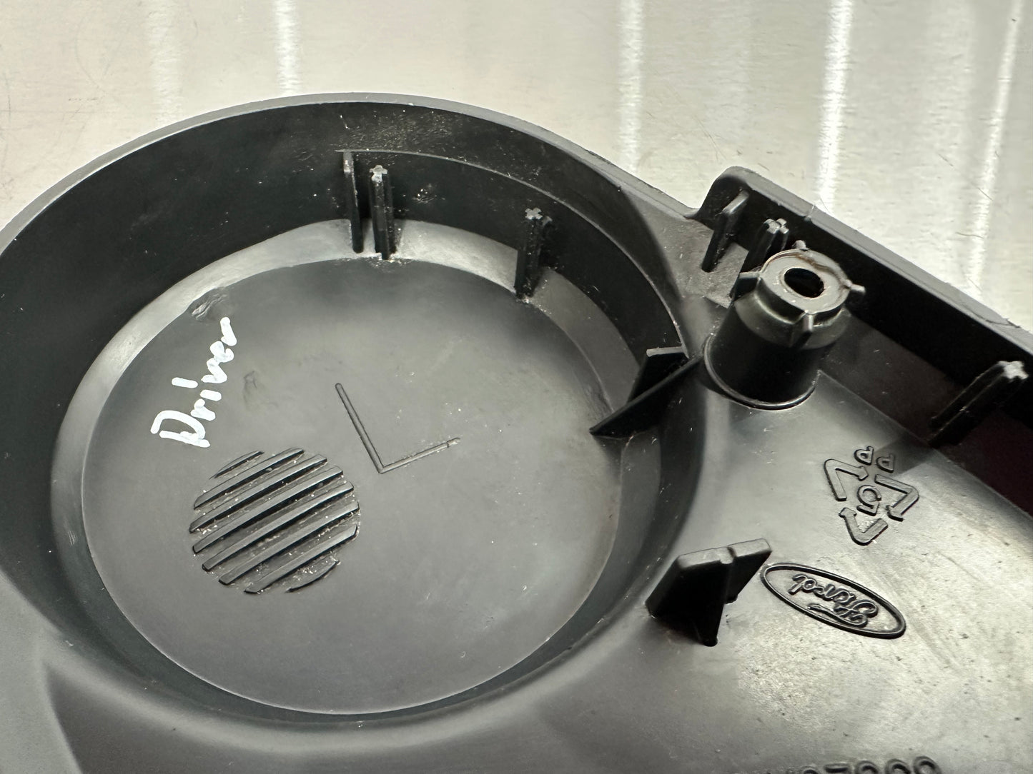 99-04 Ford Mustang Front LH Driver Side Seat Hinge Cover OEM F6ZB-76626A13-AAW #B