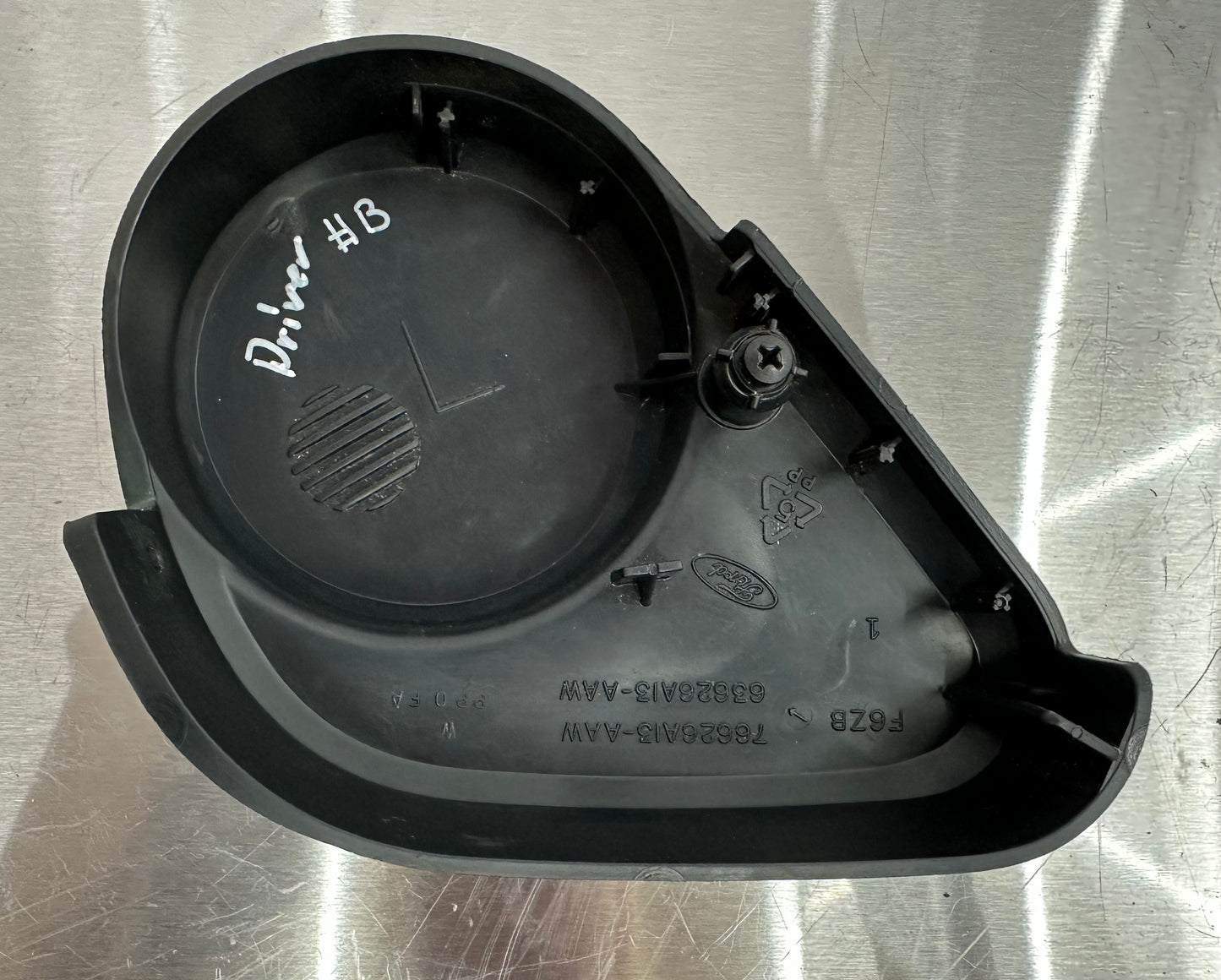 99-04 Ford Mustang Front LH Driver Side Seat Hinge Cover OEM F6ZB-76626A13-AAW #B