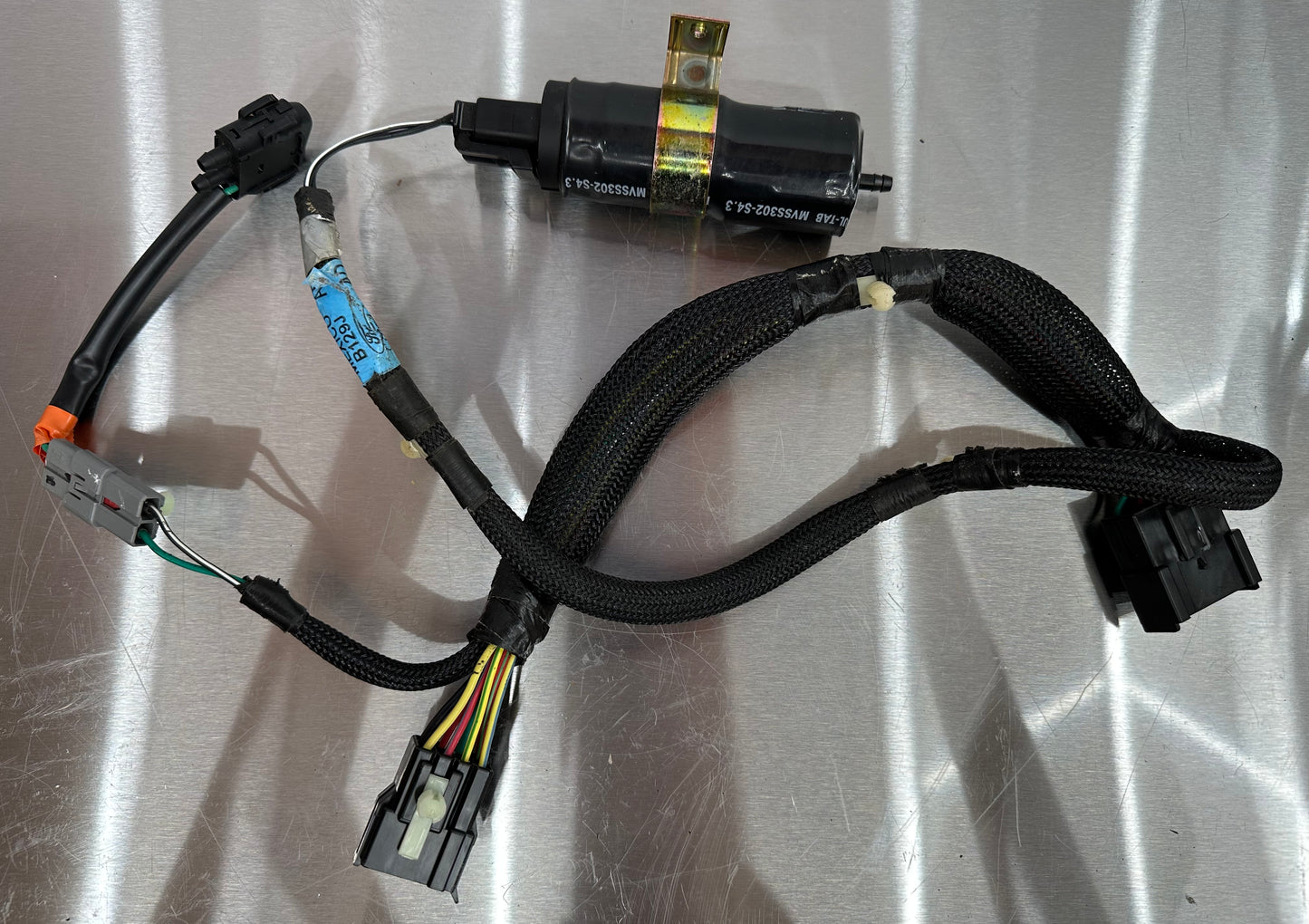 99-04 Ford Mustang Driver LH Power Seat Control Wiring Harness Lumbar Motor Air Pump OEM E67F2-875AA, XR33-14B084-AD #B