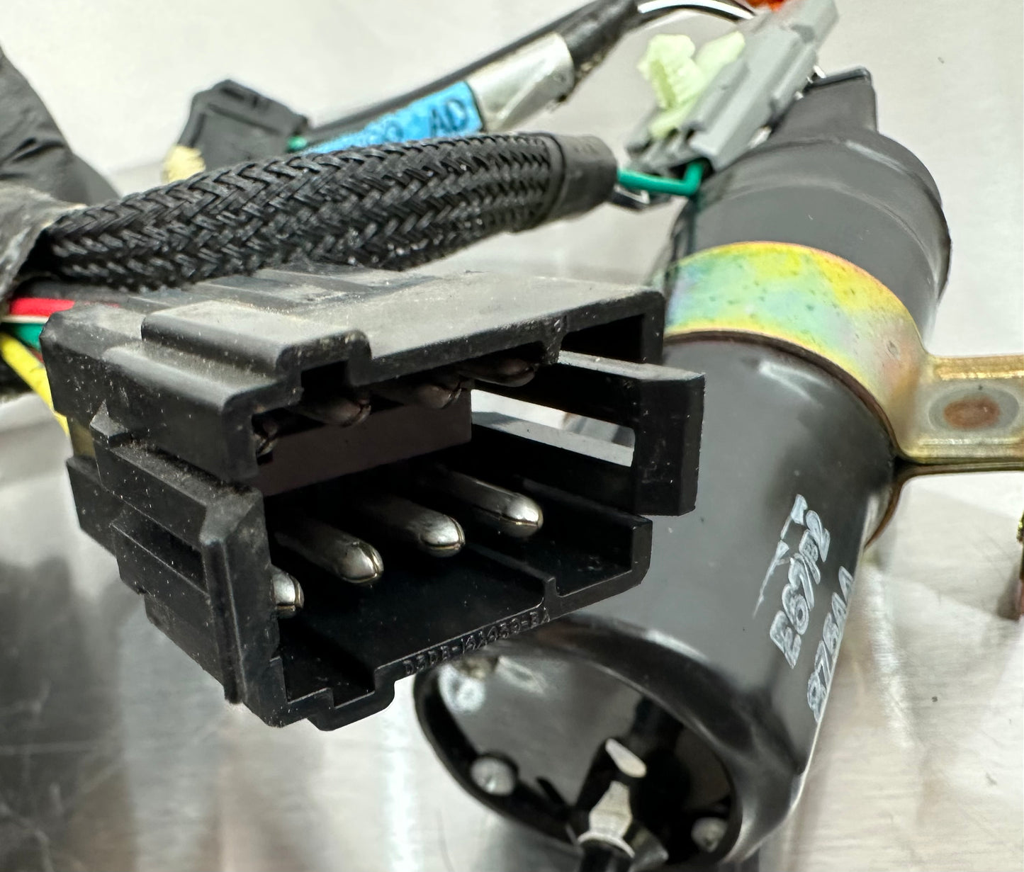 99-04 Ford Mustang Driver LH Power Seat Control Wiring Harness Lumbar Motor Air Pump OEM E67F2-875AA, XR33-14B084-AD #B