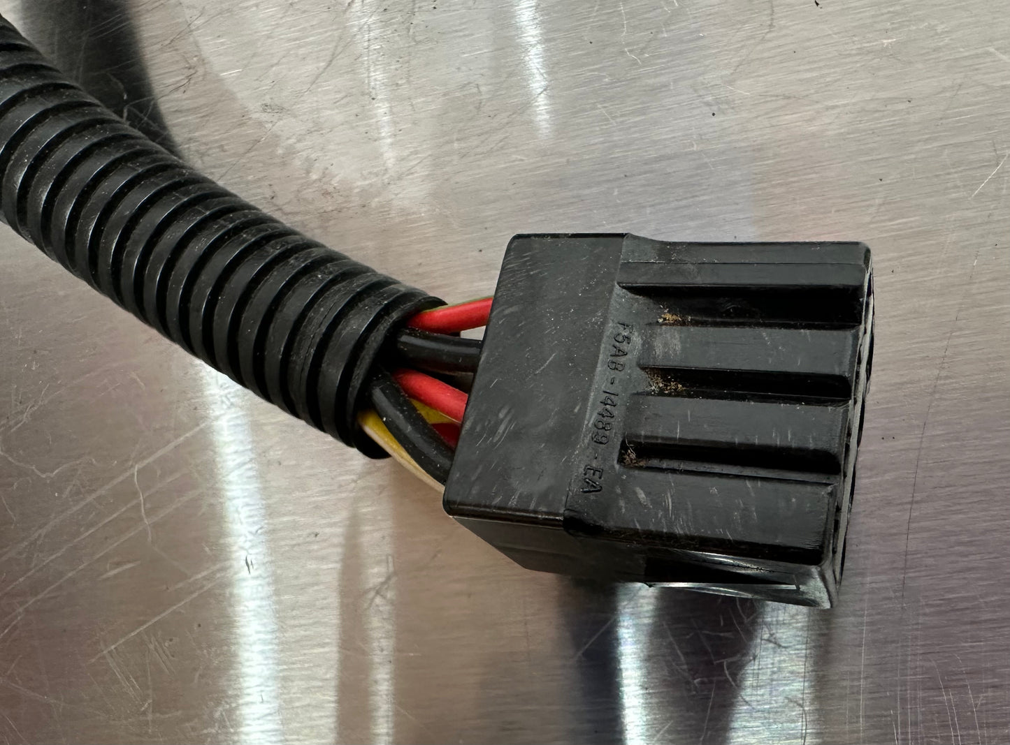 99-04 Ford Mustang Driver LH Power Seat 6-Way Control Switch Panel OEM XR3X-14A706-AAW, F5AB-14489-EA #B