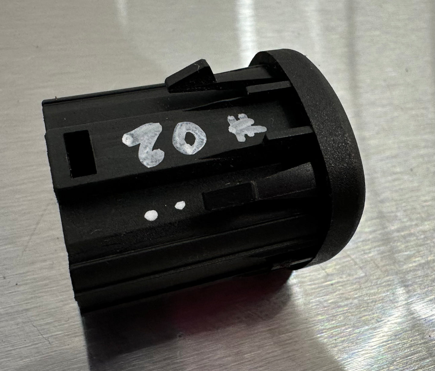 99-04 Ford Mustang Instrumental Panel Delete Plug Blank Switch Cover OEM YL84-19K357-AB #02