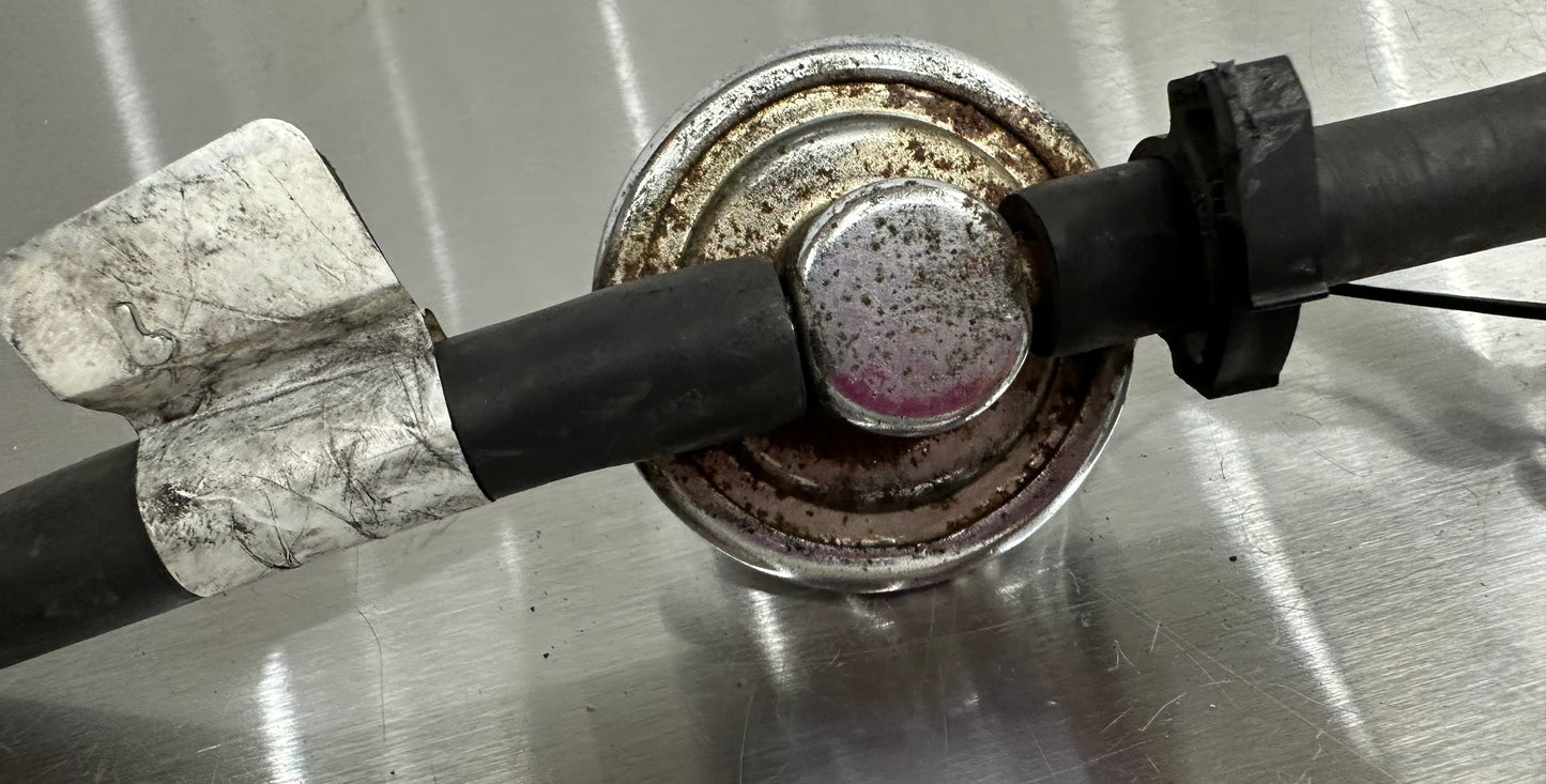 99-04 Ford Mustang Fuel Feed Line Hose Engine Bay #01