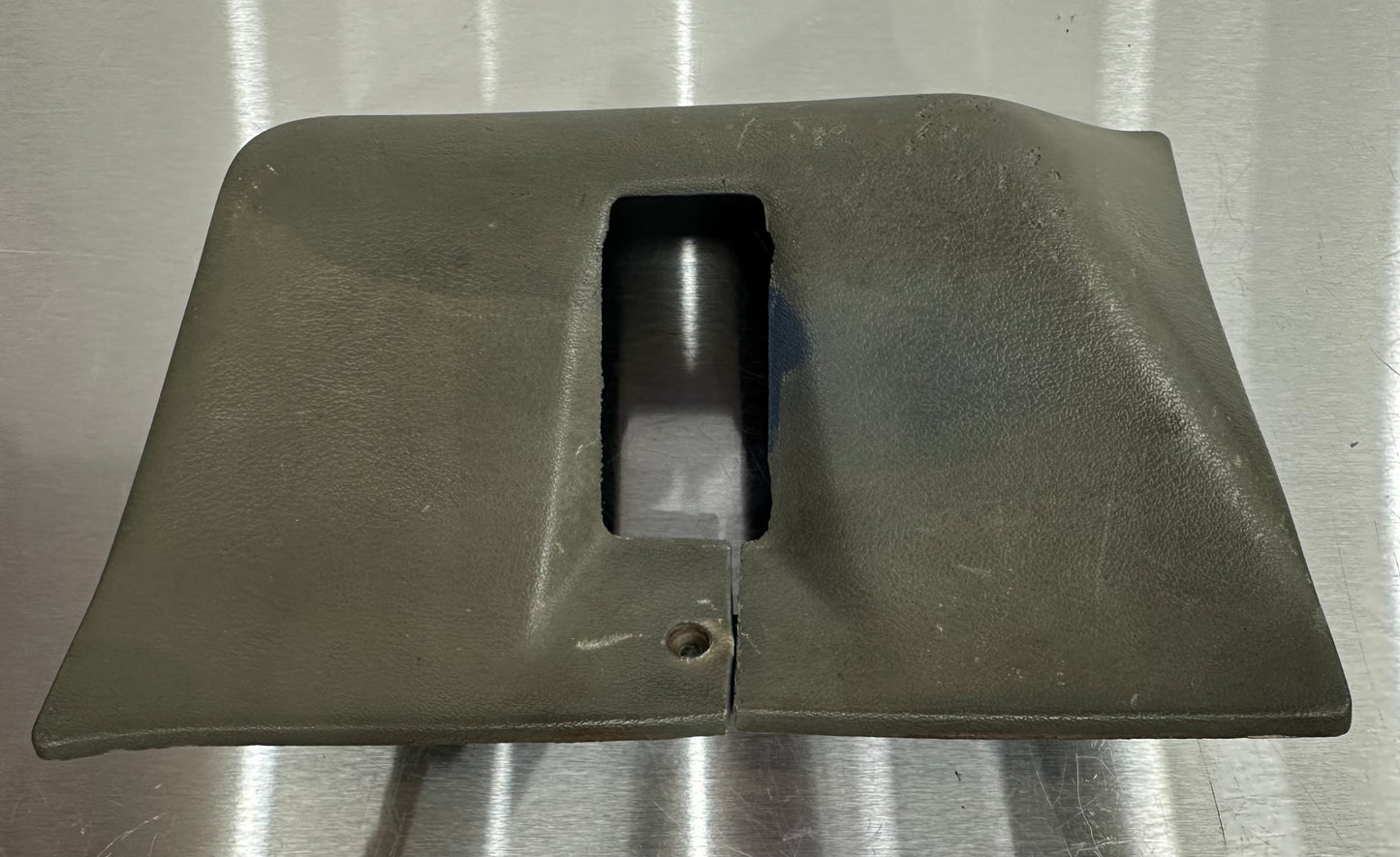 80-86 Ford F150 F250 Regular Cab Seatbelt Cover Bezel LH RH OEM E4TB-1030230-AWH, E4TB-106023-AWH #T83