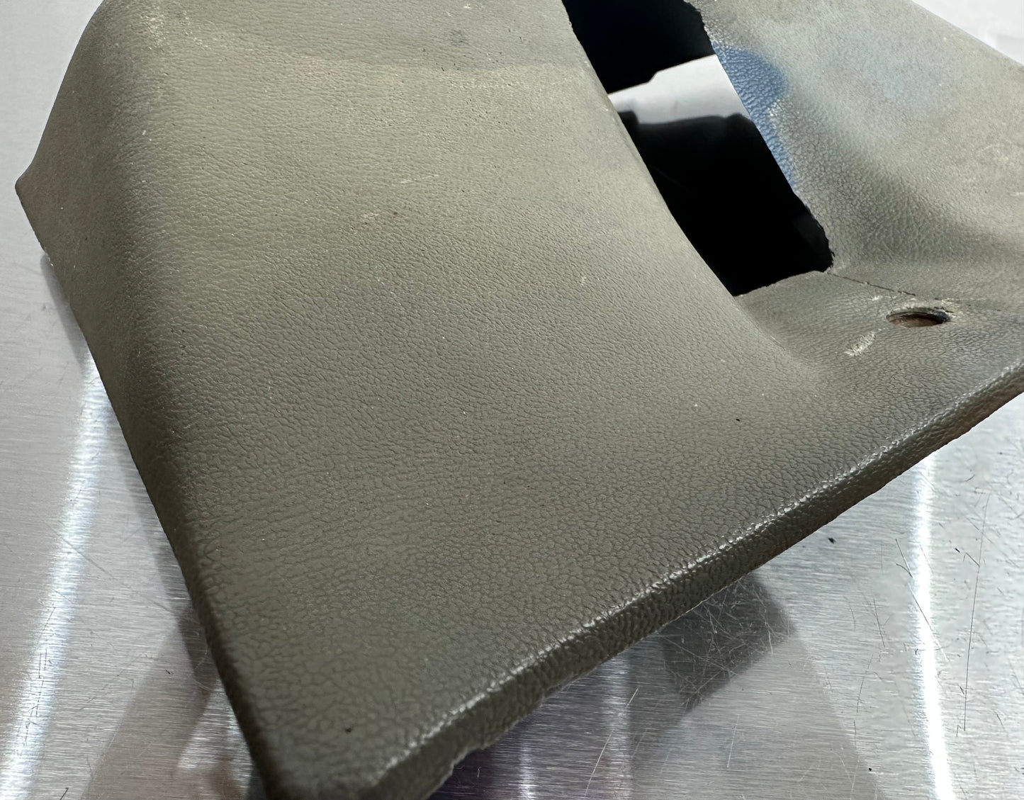 80-86 Ford F150 F250 Regular Cab Seatbelt Cover Bezel LH RH OEM E4TB-1030230-AWH, E4TB-106023-AWH #T83