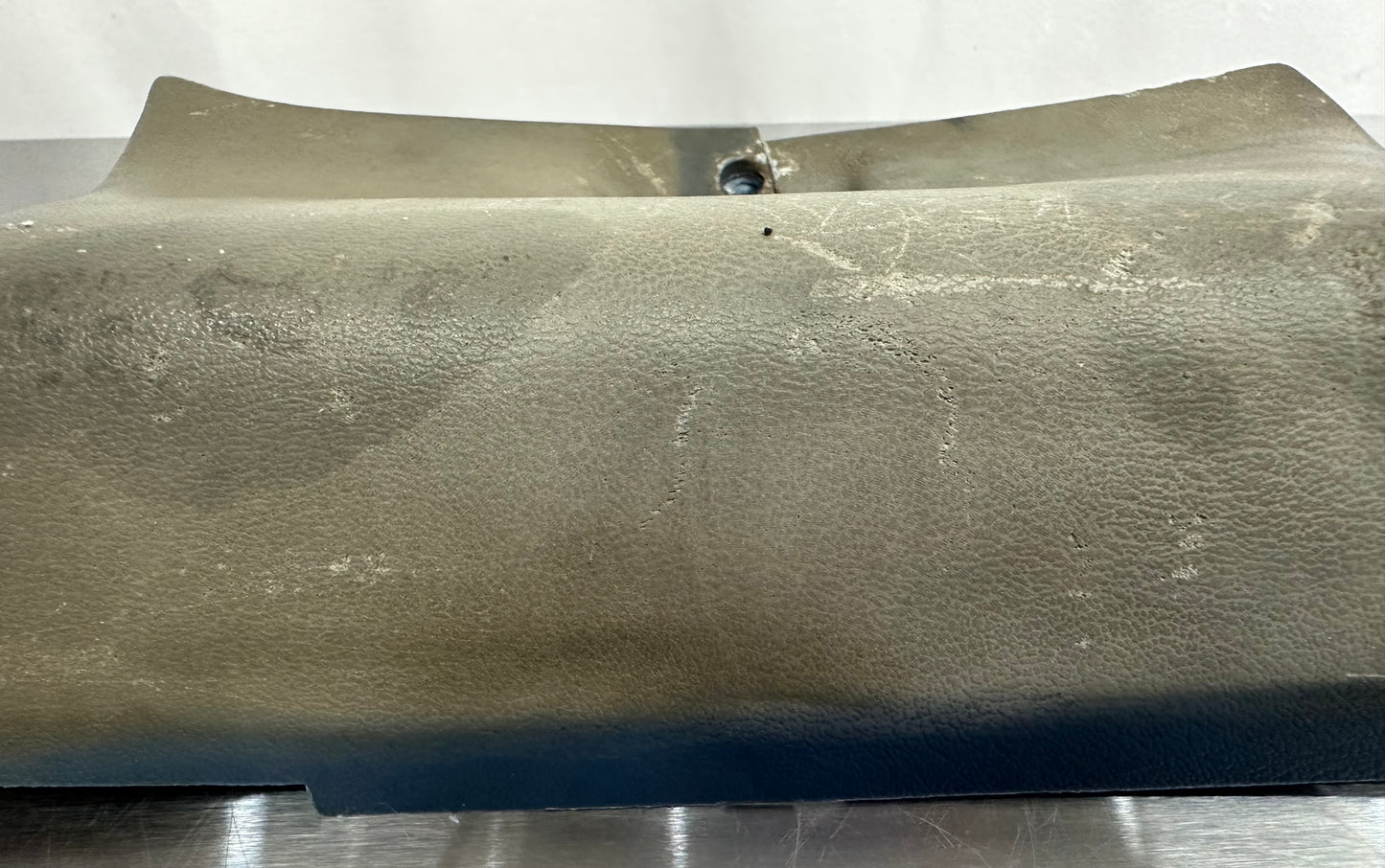 80-86 Ford F150 F250 Regular Cab Seatbelt Cover Bezel LH RH OEM E4TB-1030230-AWH, E4TB-106023-AWH #T83