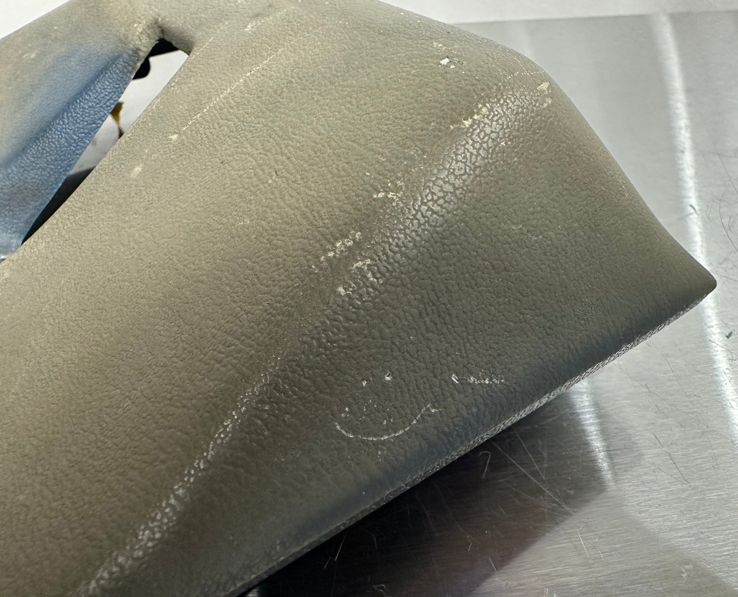 80-86 Ford F150 F250 Regular Cab Seatbelt Cover Bezel LH RH OEM E4TB-1030230-AWH, E4TB-106023-AWH #T83