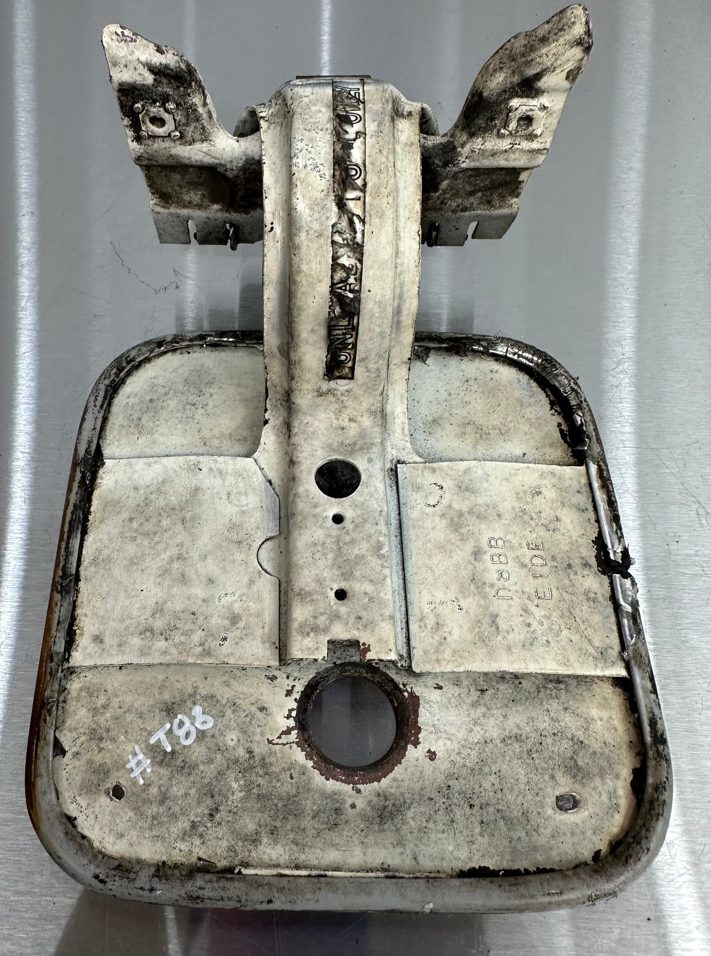 80-86 Ford F150 F250 Gas Cap Cover Door OEM #T83