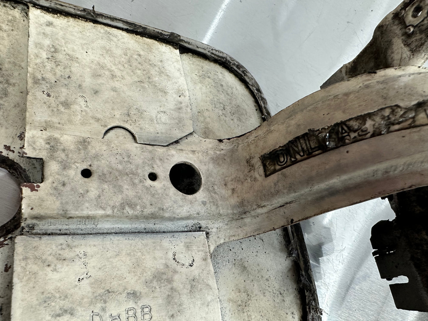 80-86 Ford F150 F250 Gas Cap Cover Door OEM #T83