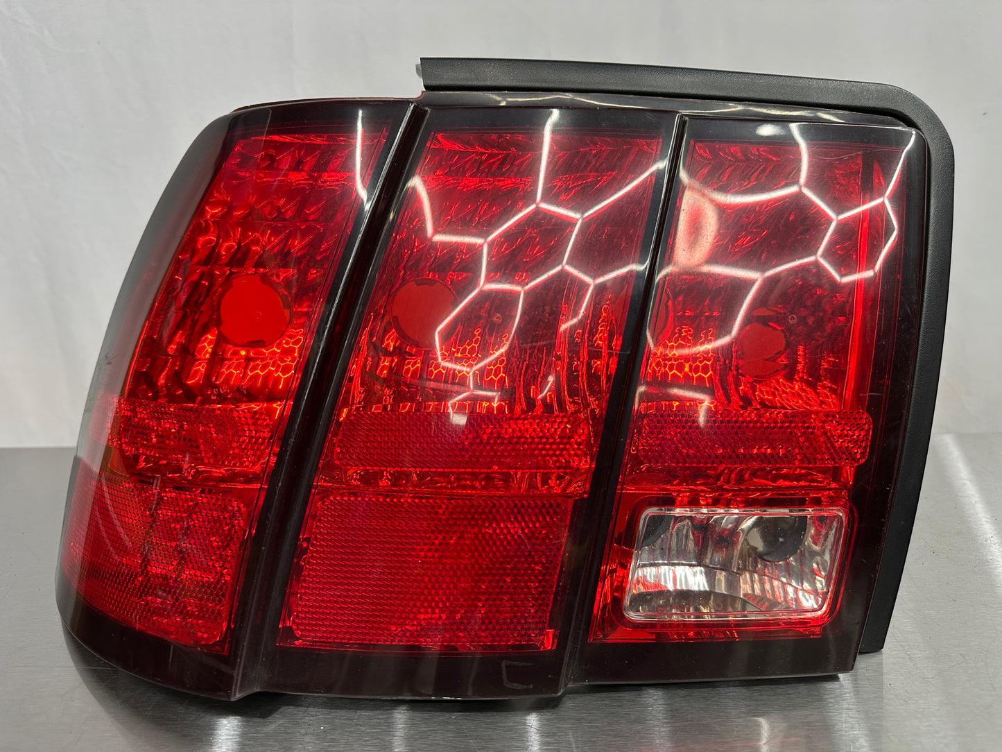 99-04 Ford Mustang Rear Tail Lights Assembly (Pair) XR33-13B505, XR33-13B504 OEM #01