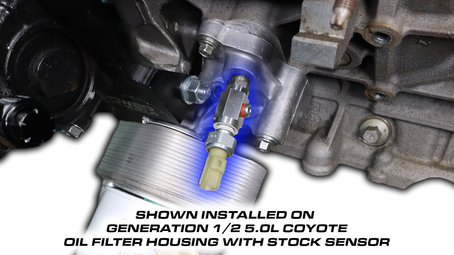 Coyote Swap Oil Pressure Sender for All Generations