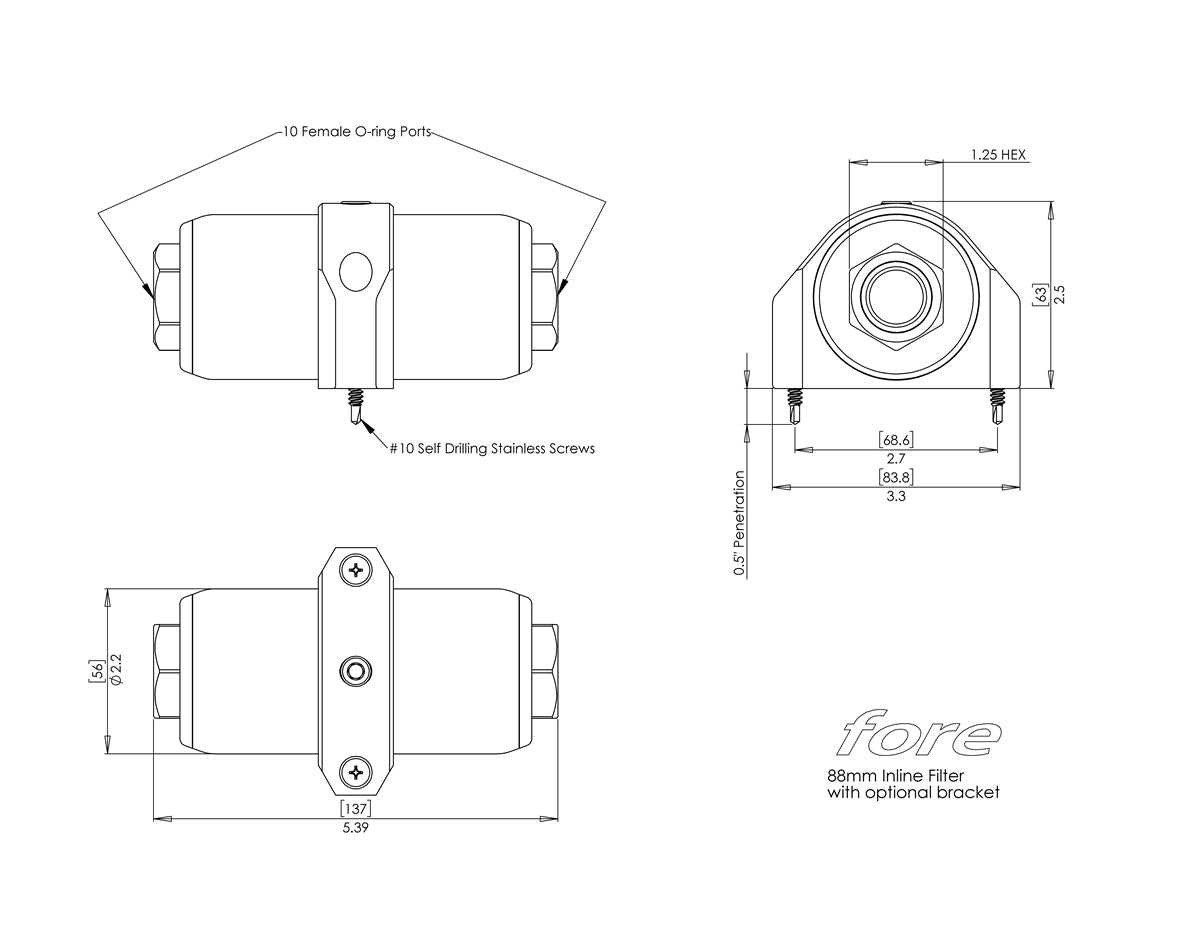 Fore Innovations Coyote Swap Universal Fuel Line Kit