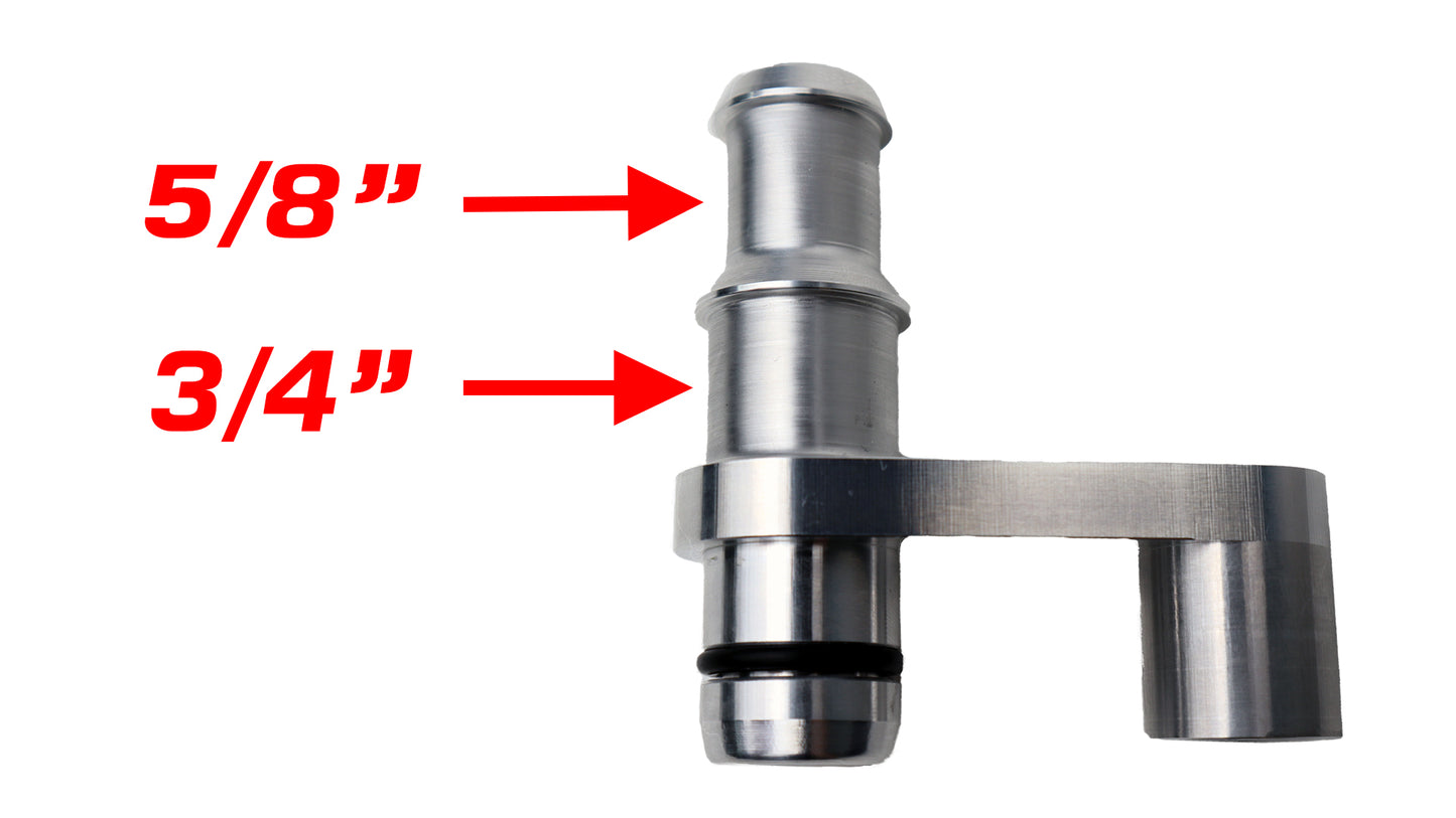 Coyote Billet Heater Hose Adaptors